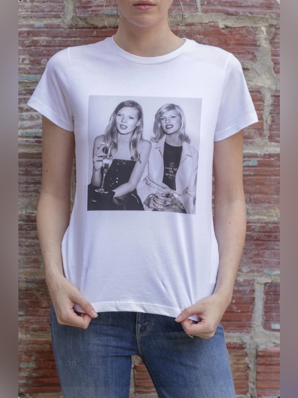 ROSE HARTMAN KATE + LINDA TEE Medium